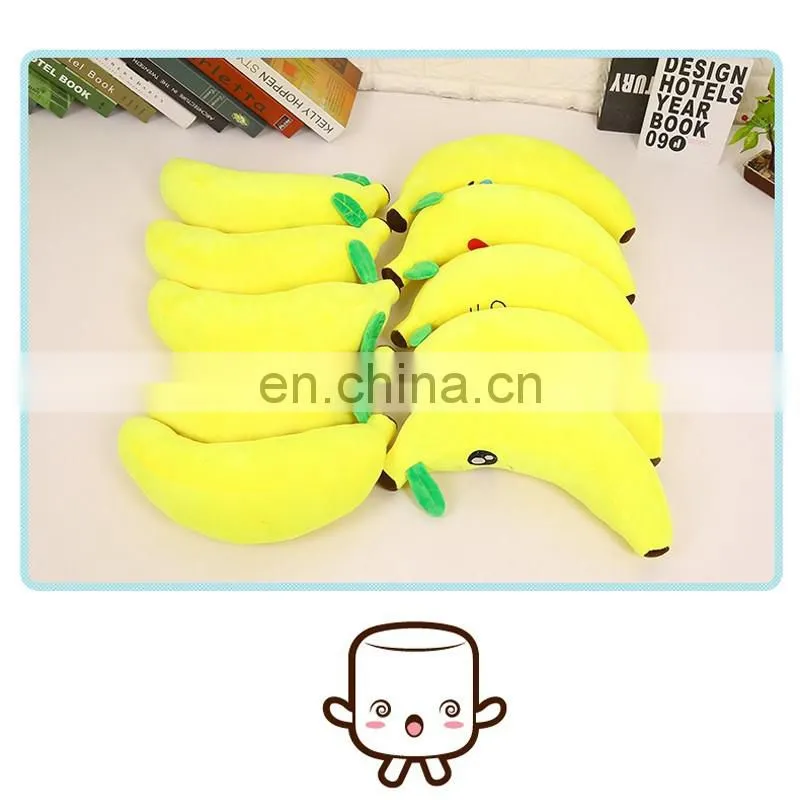 Custom 8" stuffed plush fruit toys apple,banana, cherry,strawberry pineapple plush toy manufacturer