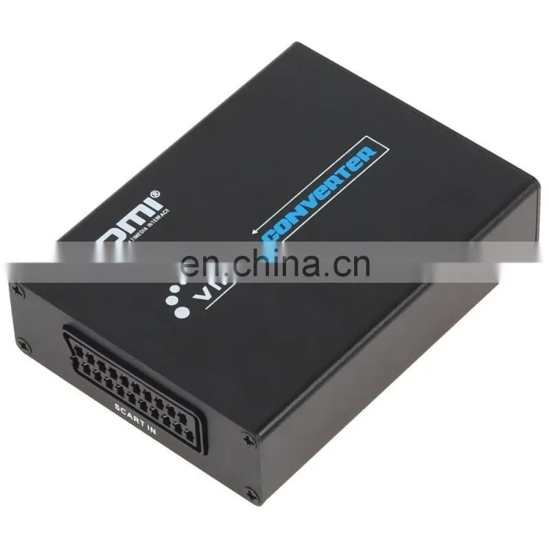 Full HD 1080P SCART to HD Converter With Scaler Adapter Box
