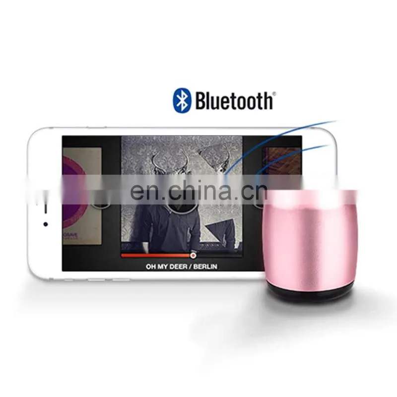Mini Coin Size Portable Bluetooth Wireless Speaker