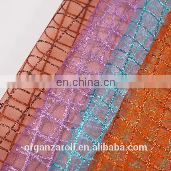 Hot sale flower wrapping organza roll for Valentine's day Organza Material