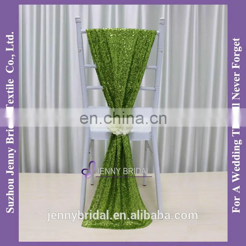 C385#15 lime green sequin sash fabric graduation sash and bachelorette sash