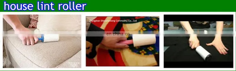 Lint Roller With plastic Handle for dresses