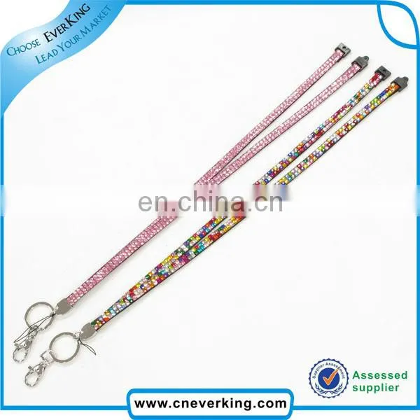multi color cheap rhinestone lanyards wholesale