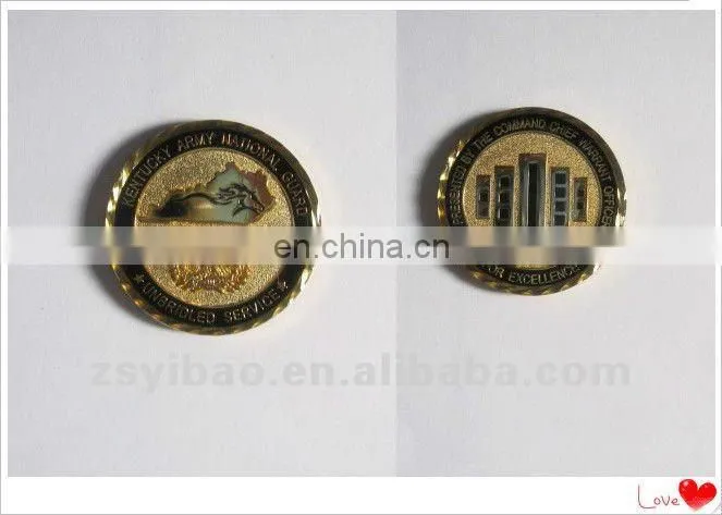 For new dawn action Survenir soft enamel coins with gold plated