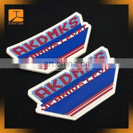 High quality cheap 2D or 3D custom rubber soft PVC patch no minimum order
