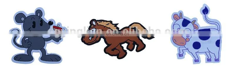 self adhesive woven clothing badge
