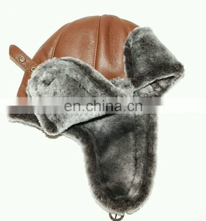 LEATHER GOLF CAP BLACK DRIVING HATS