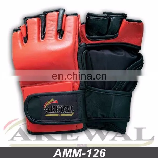MMA Gloves Cowhide Leather