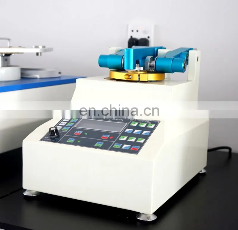 Electronic Taber Abrasion Resistance Tester for Rubber Leather Textile Plastic