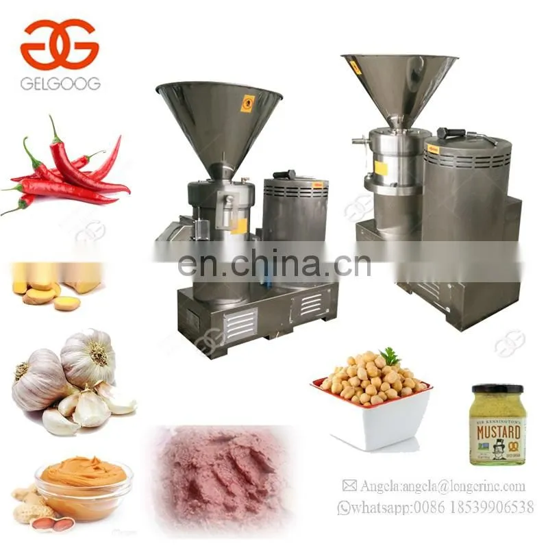 High Definition Fruit Jam Chili Paste Cocoa Peanut Butter Making Machinery Colloid Mill Chicken Bone Paste Grinder Machine