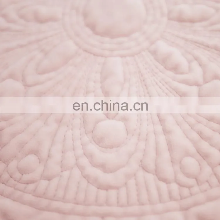 Bedspread Coverlet Set Charcoal Comforter Oversized pink color Quilt Set /bedding bed sheets sets