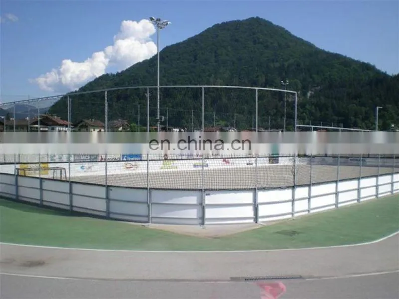 High density polyethylene shooting board / mobile ice skating plate / ice rink hockey dasher board