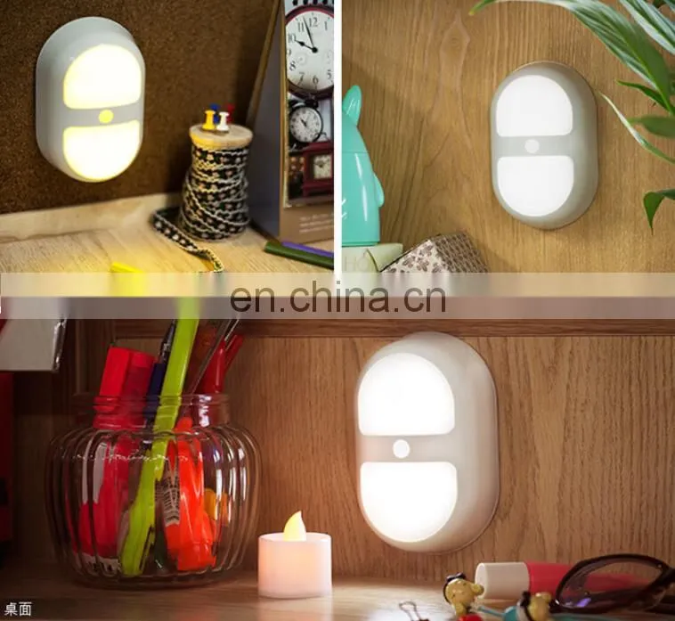 hot sale stylish removable sticker motion sensor led canopy cabinet light