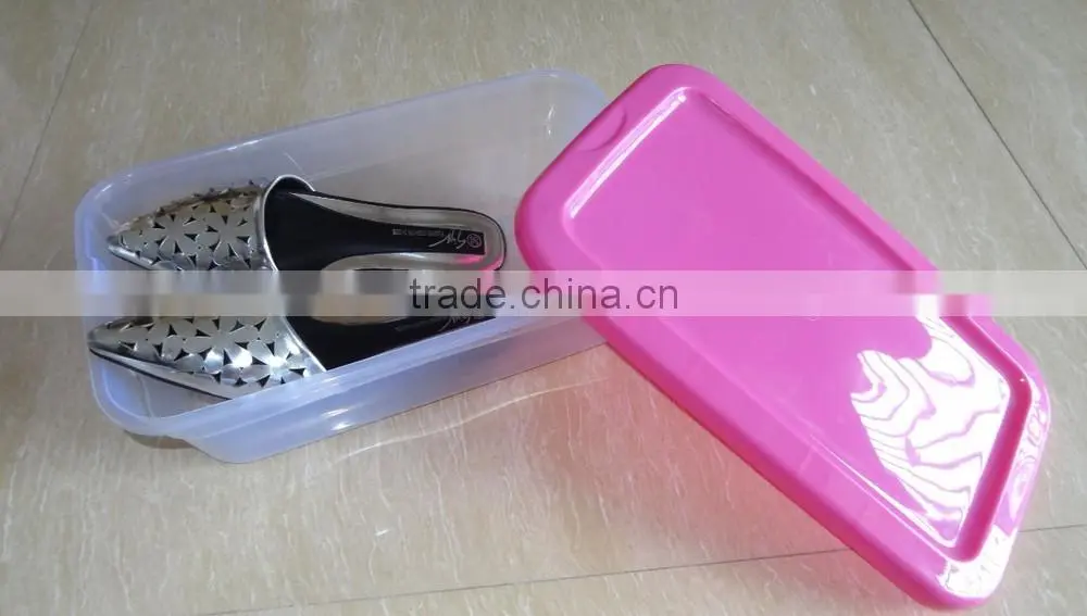 Plastic storage box, shoes box