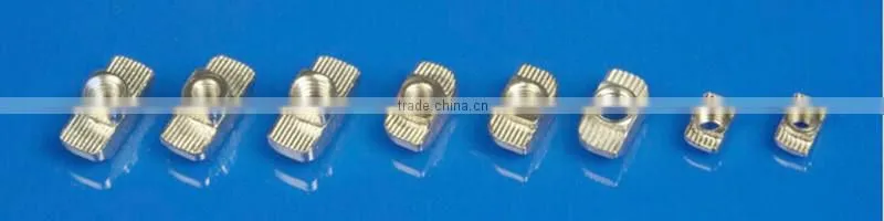 T slot nut hammer head nut M6 t slot aluminum profile nut for 30 series slot width 8 Aluminium Profile Accessories