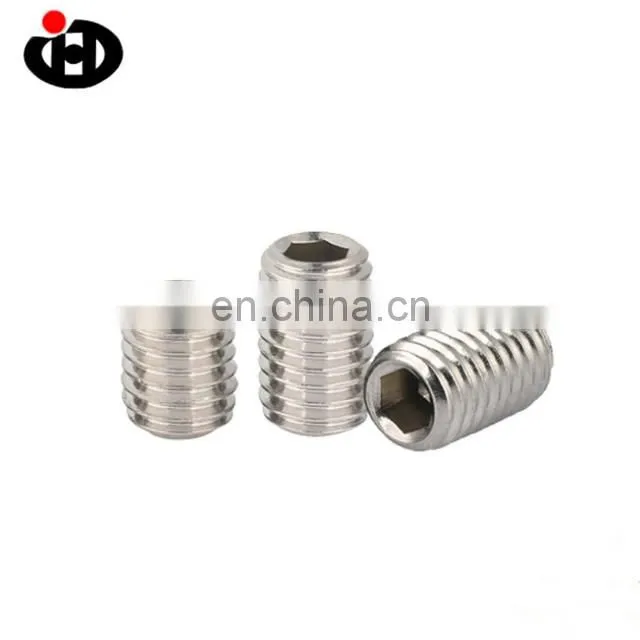 High Tensile JINGHONG Flat Point DIN913 Hexagon Socket Set Screw