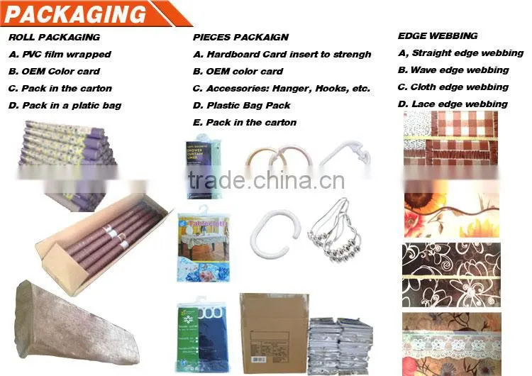 2015 Beautiful Pink pvc Table runner for Wedding Decoration