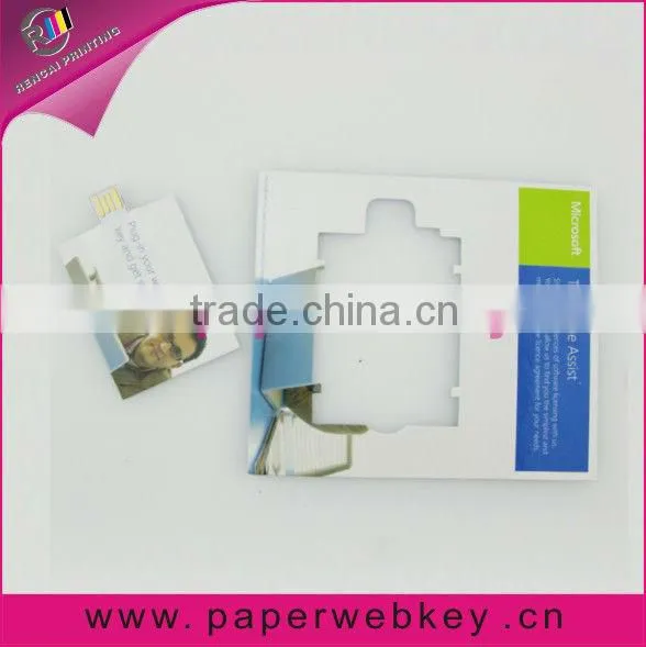 Best promo gift , Paper usb webkey.