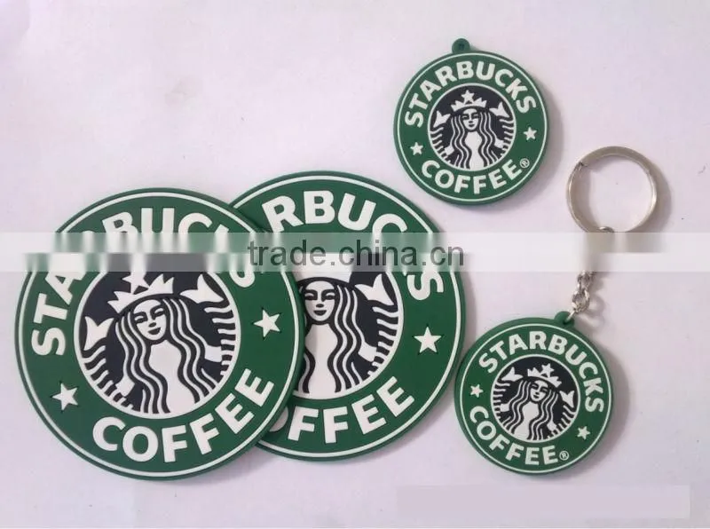 PVC cup pad, decorative PVC table mats for home, cheap beer coaster