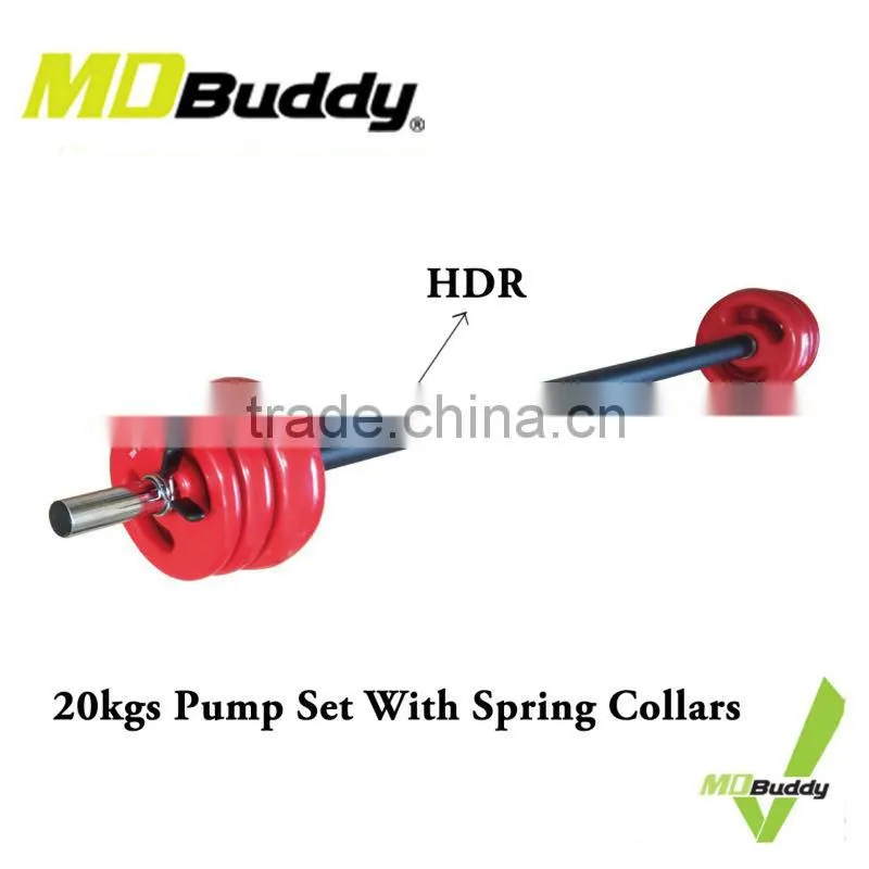 new style color neoprene coated barbell