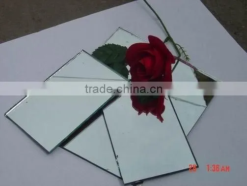 plate glass mirror price/transparent mirror glass