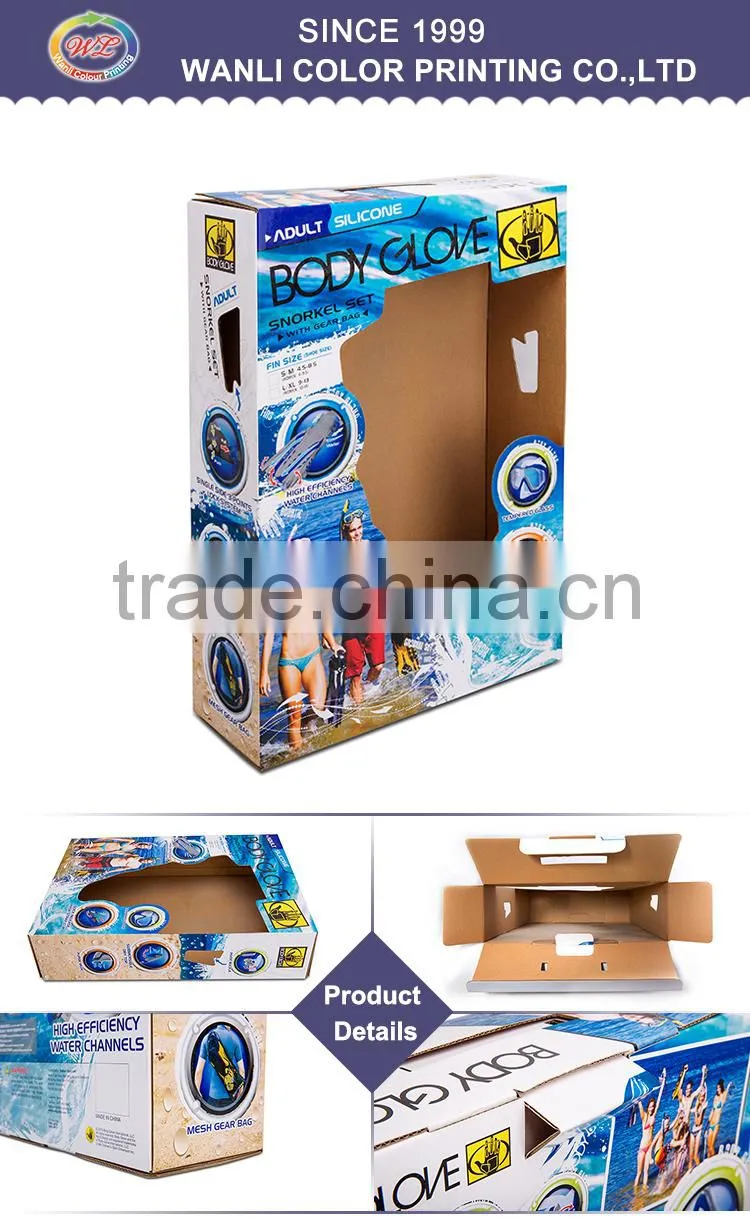 Professional Wholesale Corrugated Cardboard Display Carton Box For Hair Dye