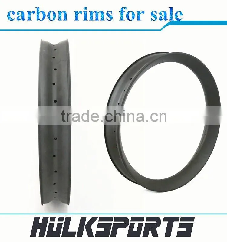 China mountain bike high-profile carbon wheels for sale new design bicycle parts carbon 26er mtb rim