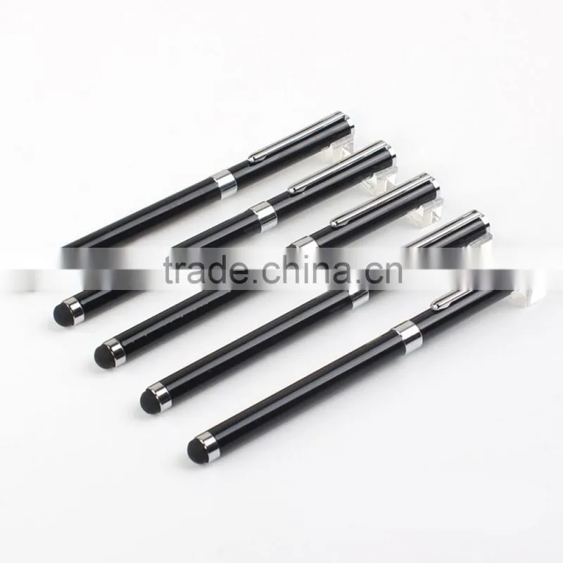 Promotional Slim Metal black pen Touch Pen