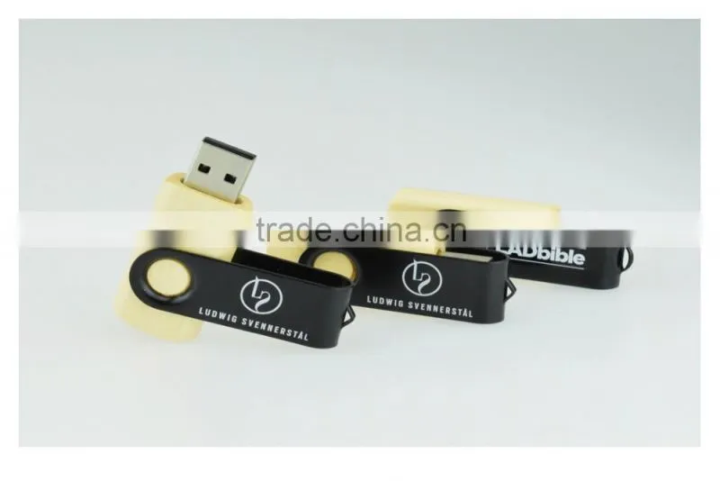 2016 hot selling wooden box usb flash drive for promotional gift