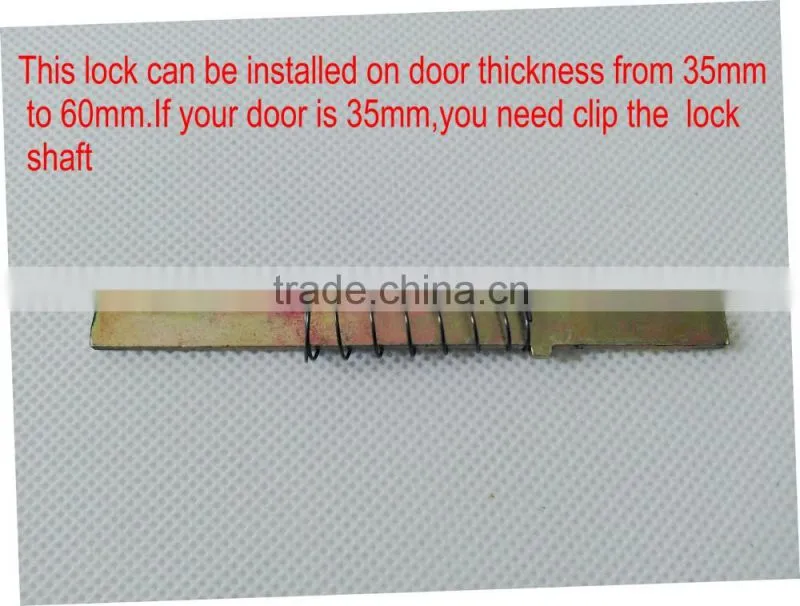 OSPON mechanical keyless entry glass door lock stain chrome OS25A