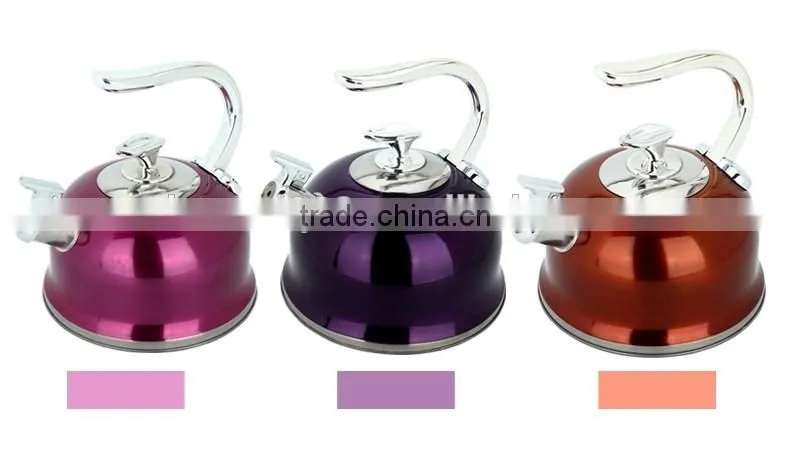 Stainless steel cookware 3/4L whiste stainless steel hot water kettle