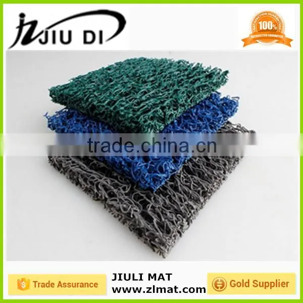 Factory price plastic rubber floor mat with foam backing