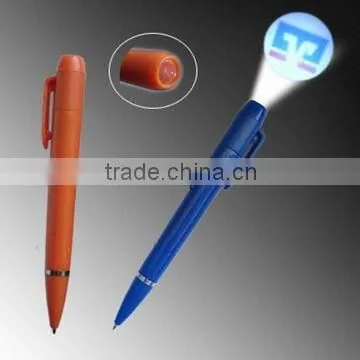 promotiobnal gifts led projector pen,led plastic ballpen,custom logo laser pen ,hot selling product for 2016 promotional gifts