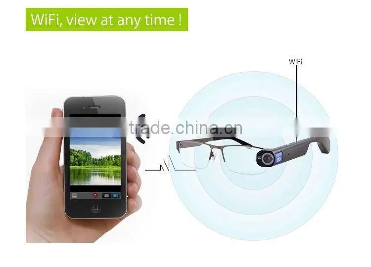 Wireless Full HD Reading Glasses Camera