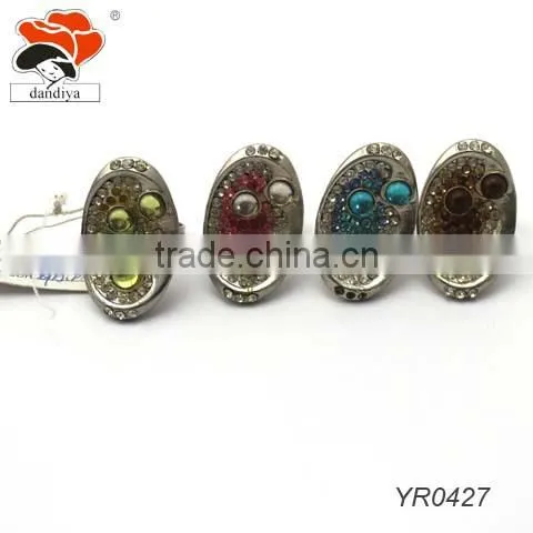 New wholesale stainless steel Gold ingot ring
