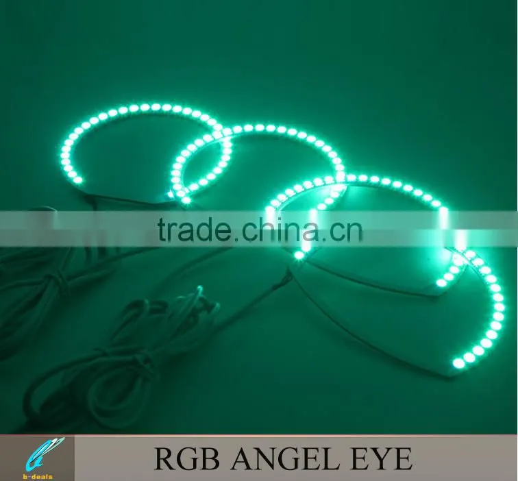 RGB led angel eyes for mazda3 changing color by the remote