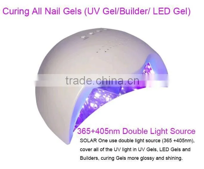 New CCFL 42W portable gel UV LED nail lamp for hands and feet