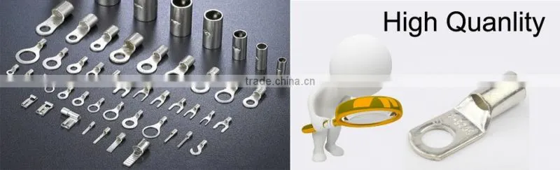 2.5-4MM2 AWG14-12 copper Non Insulated Ring electric wire end terminal