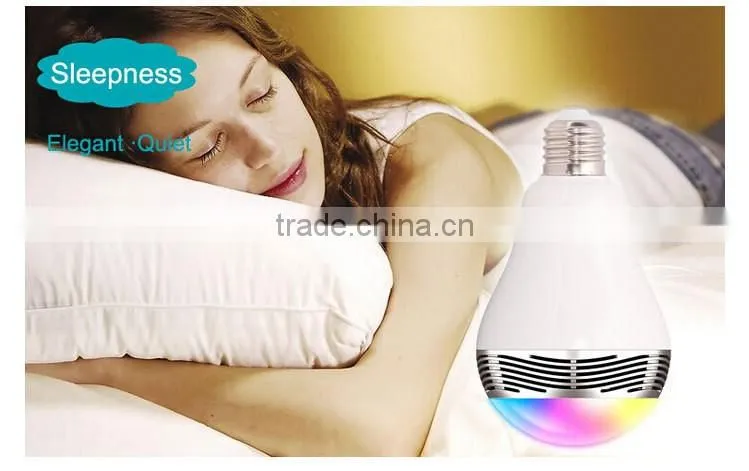changeable colour E27 Led Bulb Lamp Bluetooth Speaker With Remote Control