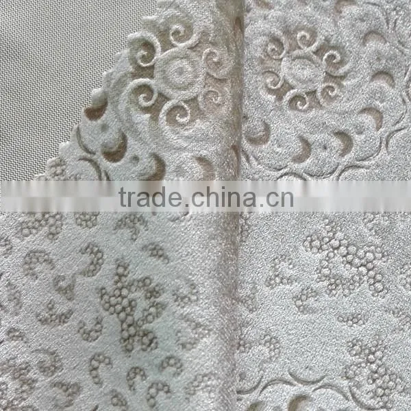 Dubai Fashion Curtain Fabric 100% Polyester Italy Shiny Velvet Tricot Fabric For Curtain