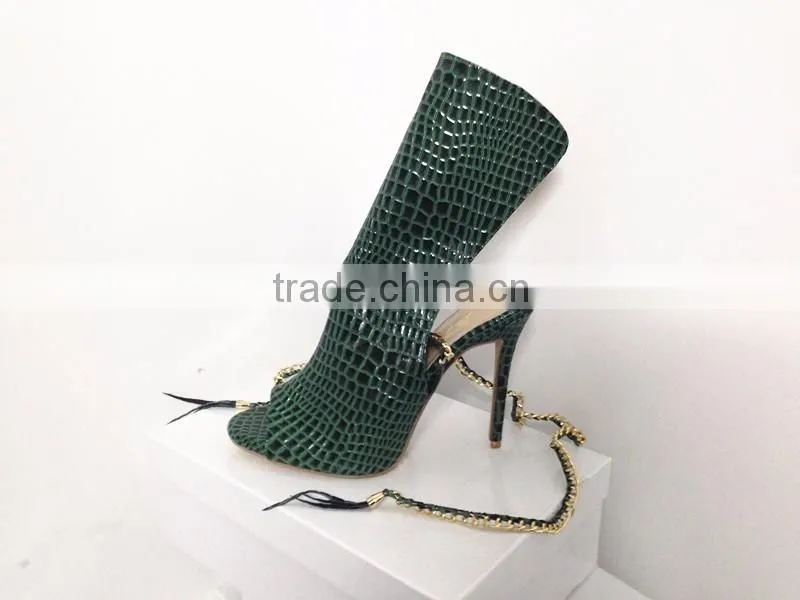 China Manufacturers Top Quality Wedge Sandals Shoes Low Price Women Leather Sandal Boots