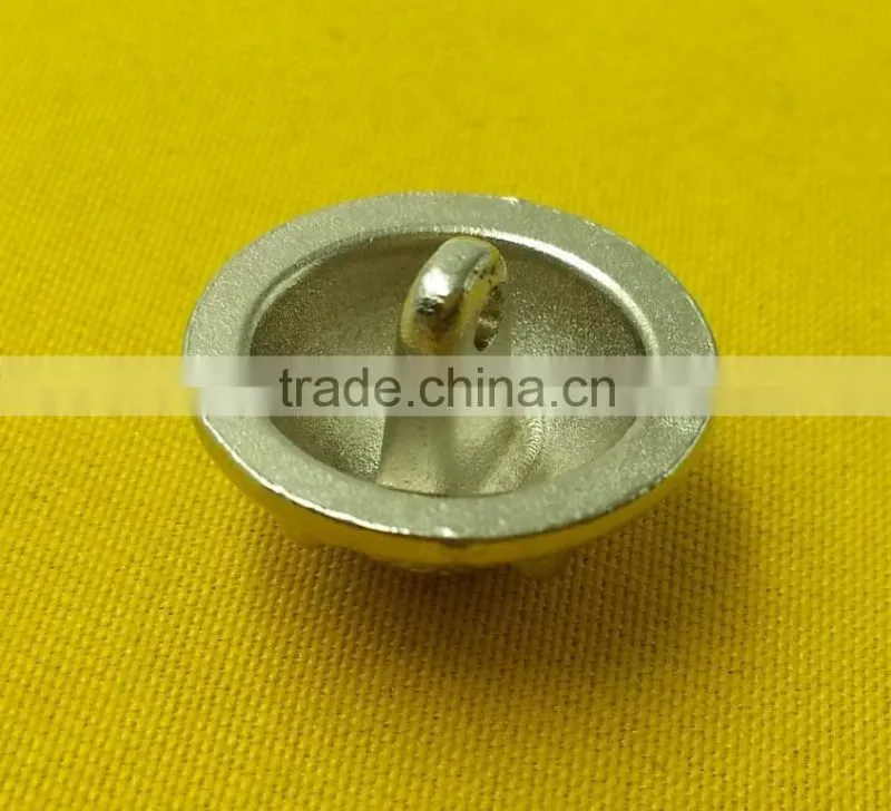 18mm Dome Shape Fancy Metal Shank Button For Ladies Wear -- MJ2382