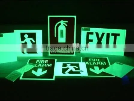 Glowing film in dark