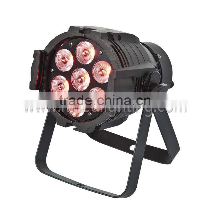 DMX512 7pcs*10W Mini 4IN1 LED Par Light Lamp