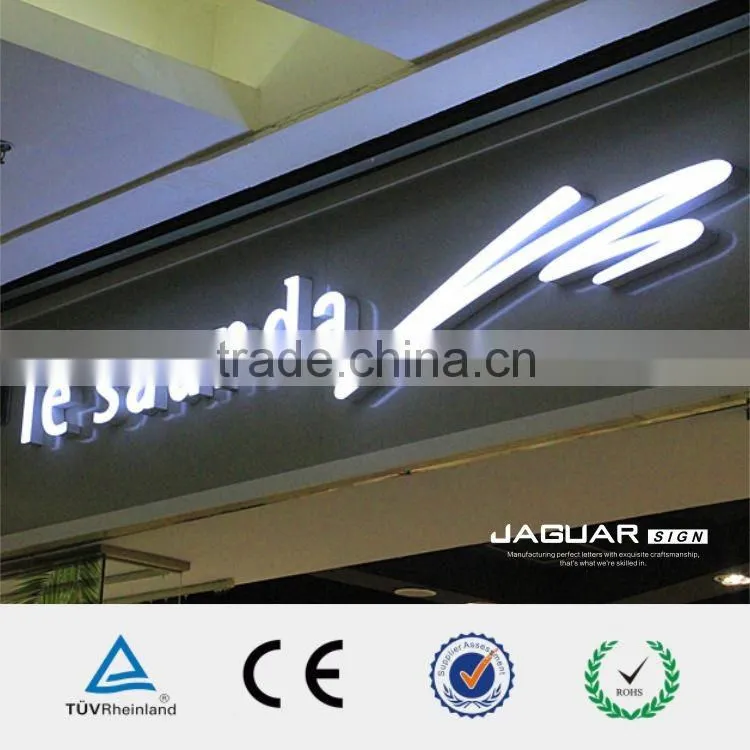 metro led subway decorative white color exit sign board