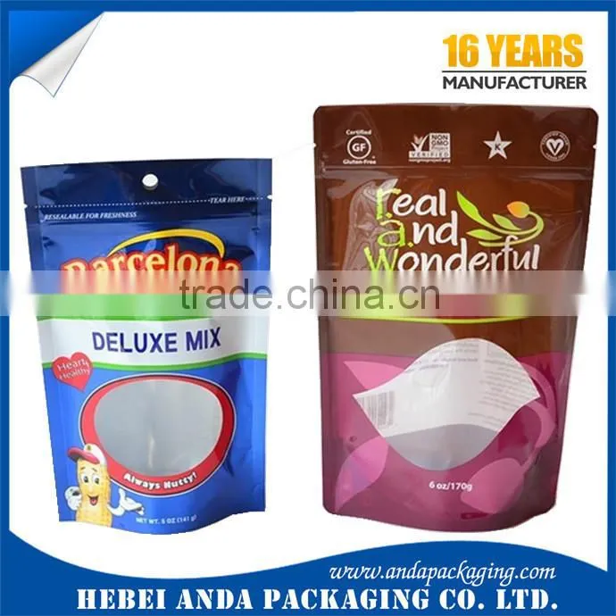 Food Grade plastic packaging bags for fish feed bag/ frozen fish packaging bag