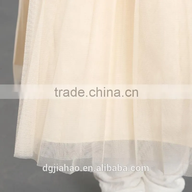 Wholesale best-selling short sleeve fur winter party dress for girls 4-12y