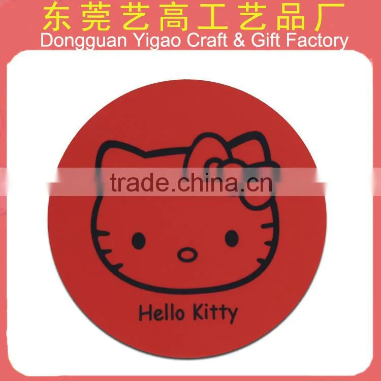 Factory personalize silicone rubber cup mat