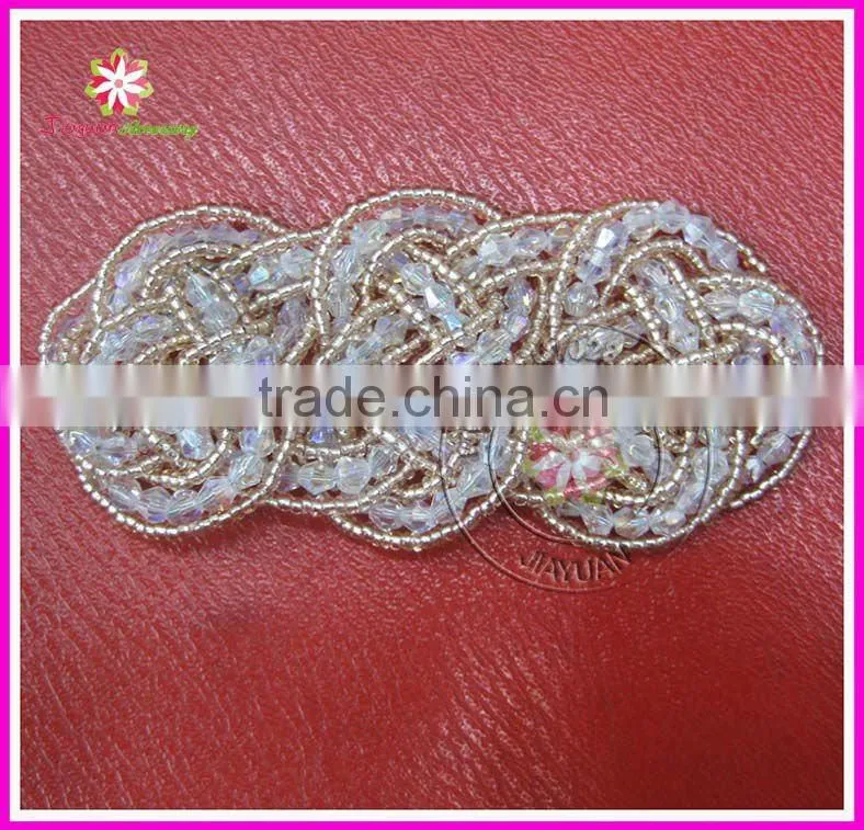 beaded and crystal applique