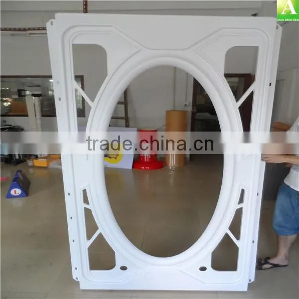 Large white ABS vacuum forming plastic decorative wall